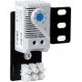 GETFORT GF-T termostato para rack con ventilador, 230V AC, 0-60°C, carril DIN, RAL 7035