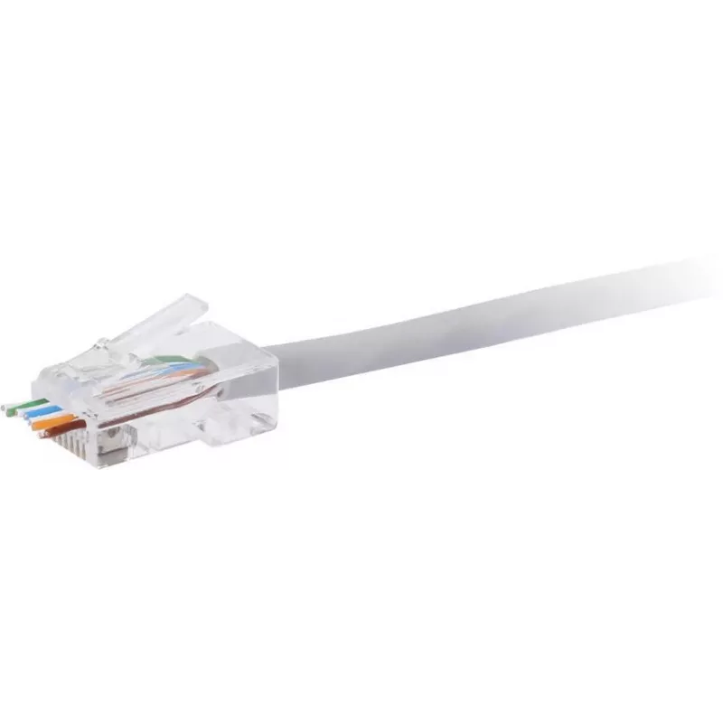 GETFORT conector modular pasante RJ45 Cat.6 UTP 8P8C (pack de 100) - transparente