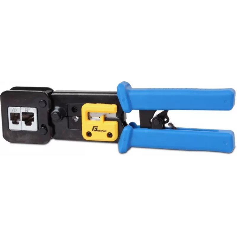 Getfort NGF-09 alicate de crimpar RJ45 pasante para cables de red
