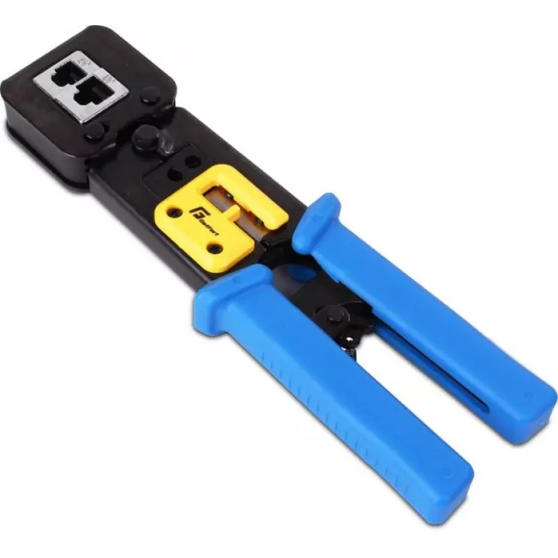 Getfort NGF-09 alicate de crimpar RJ45 pasante para cables de red