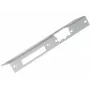 ELEKTRA-PLUS escudo de puerta angular largo para mano derecha, marrón, 240x40 mm, acero, pintado, para cerradura de perfil europeo, montaje en superficie, puerta interior, serie 2423