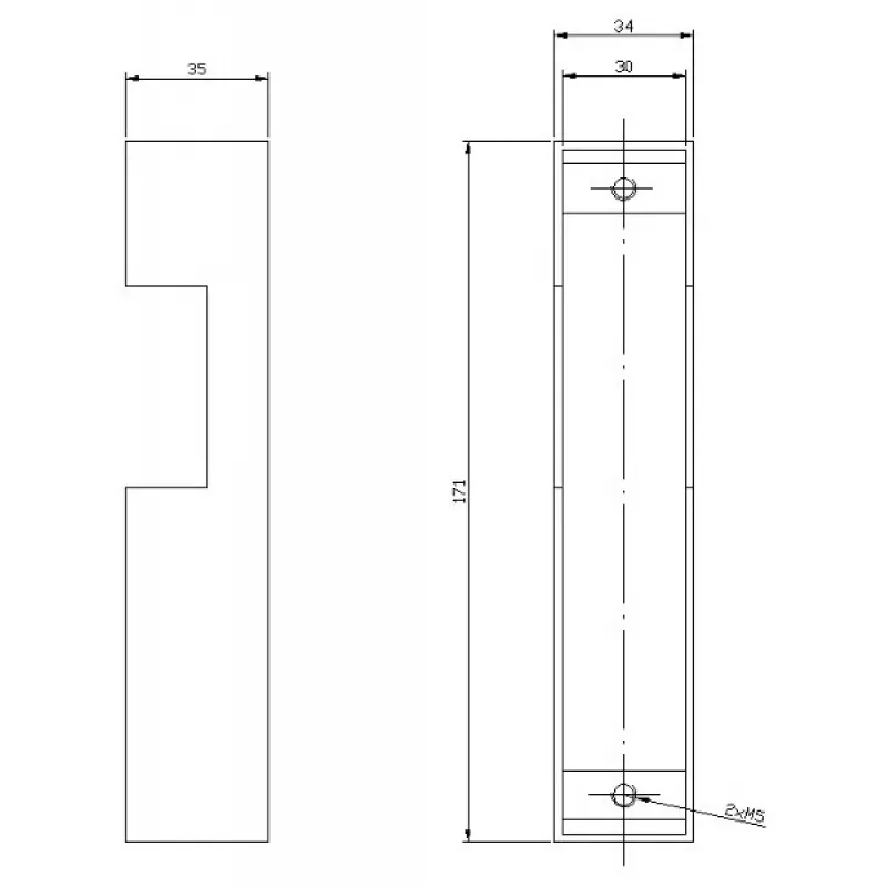 ELEKTRA-PLUS KASETA ELEKTRA R2 cuadro de distribución empotrado 18 módulos 3 filas IP40 blanco puerta de vidrio ahumado