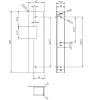 ELEKTRA-PLUS Kaseta Elektra Surowa R3, R4, R5; 3378 caja de instalación empotrada 3 tomas blanca