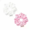GLOV Satin Scrunchies Pequeño Rosa/Negro pack de 2