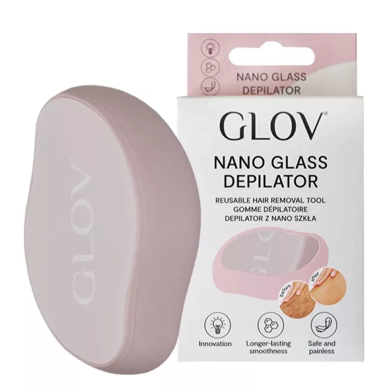 GLOV Depilador con nano cristal Rosa