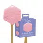 GLOV Bubble Burst Exfoliador y masajeador de silicona 3 en 1 para cuerpo, cuero cabelludo y espalda - Rosa
