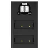 Newell Cargador de doble canal DL-USB-C para baterías Fujifilm NP-W126