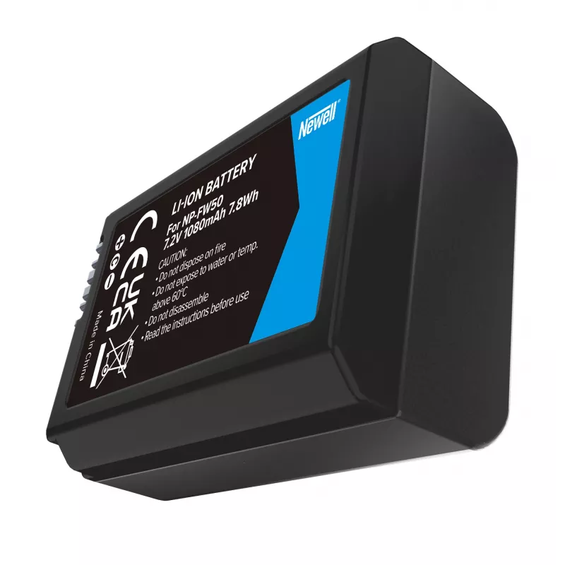 Newell Batería de repuesto para Sony NP-FW50, 1100mAh, 7,4V Li-Ion, Negro