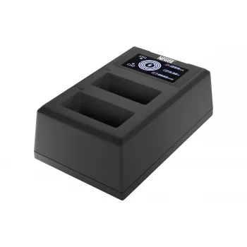 Newell Cargador de doble canal FDL-USB-C para baterías Canon LP-E17