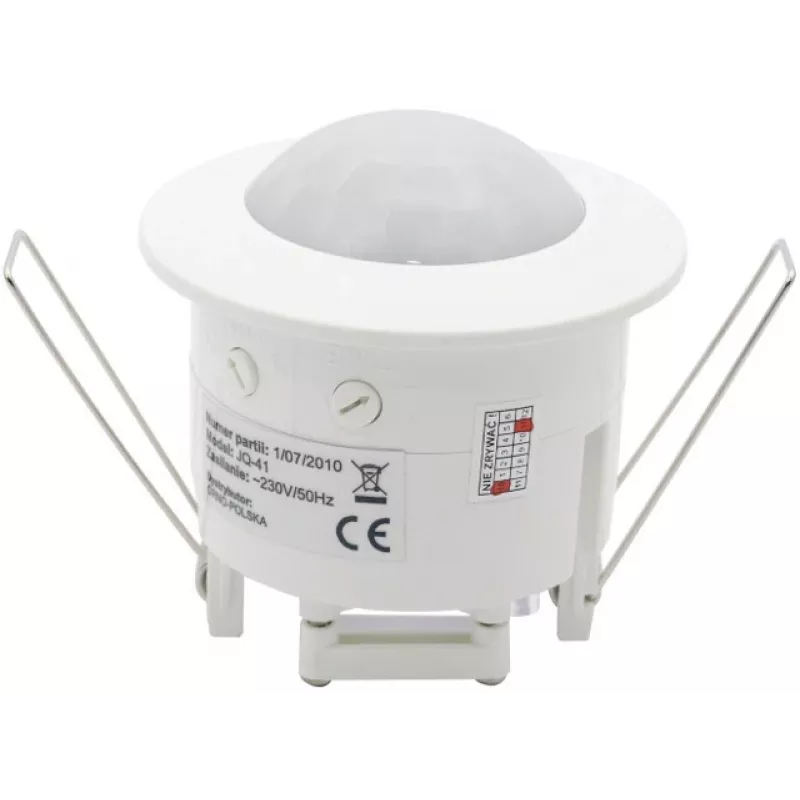 ORNO OR-CR-207 detector de movimiento PIR 360° montaje en techo blanco 1200W