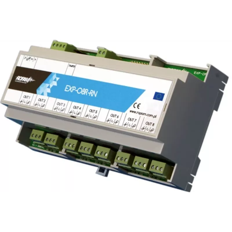 ROPAM EXP-O8R-RN-D9M módulo de expansión de salidas con 8 salidas de relé