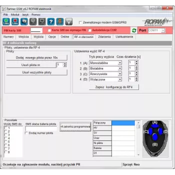 ROPAM RF-4C-2K set de radiomando con 2 emisores