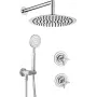 DEANTE set de ducha empotrado Arnika cromo 2 salidas cabezal de ducha redondo 250mm