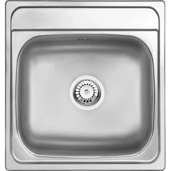 DEANTE ZHM 3100 Fregadero de cocina de granito compuesto 1 seno, negro ónix, 530x500 mm