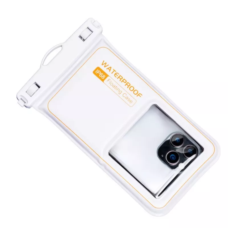 iLike Funda impermeable flotante para móvil blanca