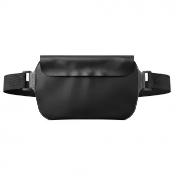iLike Riñonera impermeable IPX8 - protección segura para dispositivos electrónicos y documentos negra