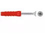 WKRĘT-MET Taco universal 10x60/70, tornillo de cabeza avellanada, caja (SFXP-10060070 x 50 uds.)