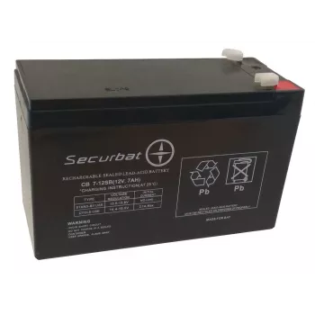 POWERBAT SECURBAT 7-12 Batería AGM 12V 7Ah