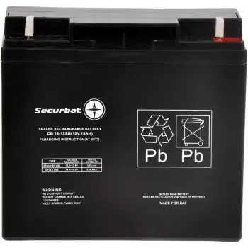POWERBAT SECURBAT 18-12 Batería AGM 12V 18Ah