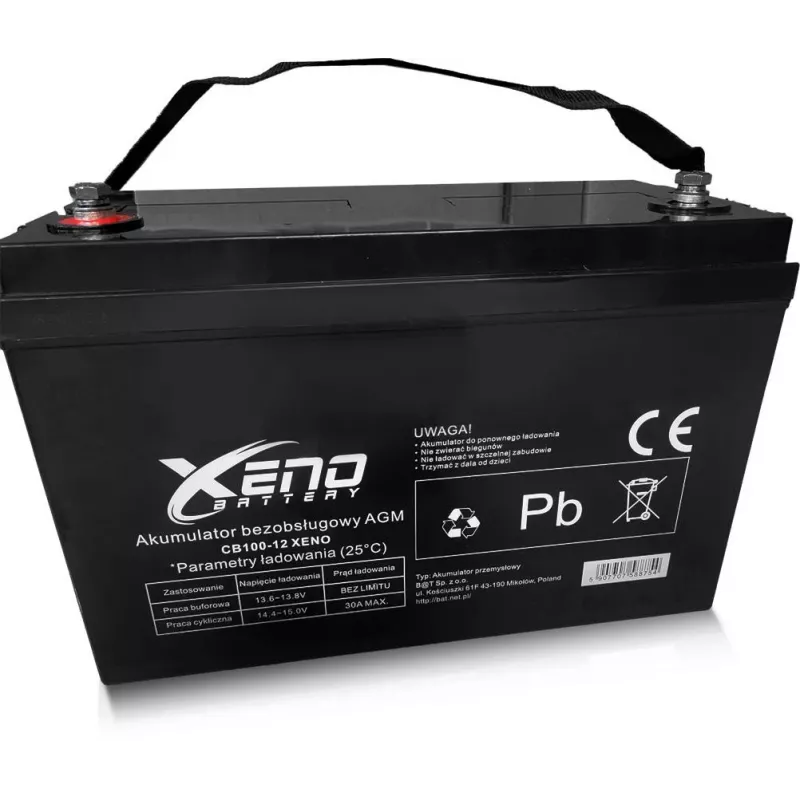 BAT Xeno Black 12V 100Ah AGM Batería