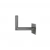 CORAB USL-48/250AL Soporte de pared angular para mástil de 48mm, saliente 250mm, aluminio, plateado