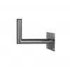 CORAB USL-48/300AL Soporte de pared en esquina para antena parabólica, aluminio, tubo de 48 mm, brazo de 300 mm