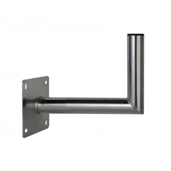 CORAB USL-48/300AL Soporte de pared en esquina para antena parabólica, aluminio, tubo de 48 mm, brazo de 300 mm