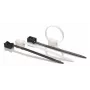 TRYTYT UP-1035UV sujetacables universal con correa, resistente a los rayos UV, negro, 100 uds.