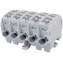 SIMET SIMBLOCK SCB 25-5X Bloque de distribución Al/Cu 1x25mm² entrada 5x1,5-16mm² salida gris