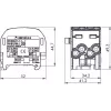 SIMET SCB 25-2 Al/Cu 80-120 SIMBLOCK Bloque de distribución - gris 81505002