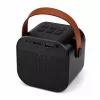 LEAN Set de karaoke altavoz Bluetooth dos micrófonos luces LED negro
