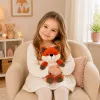 LEAN TOYS Zorro de peluche Suave 28 cm
