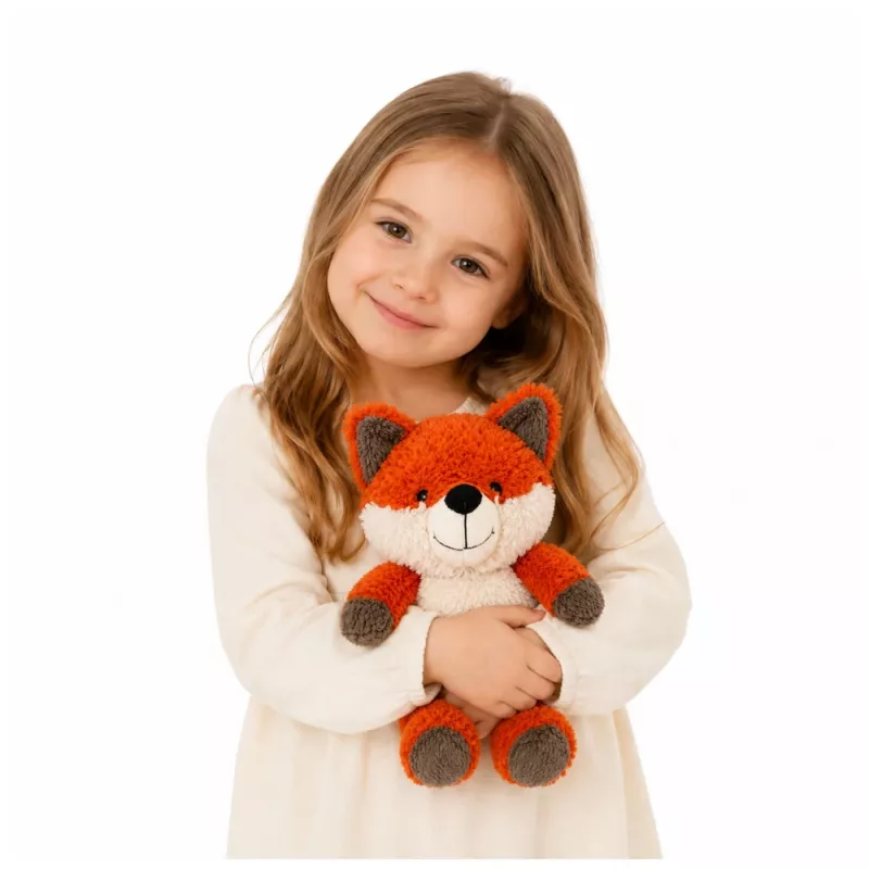 LEAN TOYS Zorro de peluche Suave 28 cm