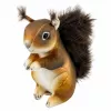 LEAN TOYS Ardilla de peluche Mascota Peluche Realista marrón 22 cm