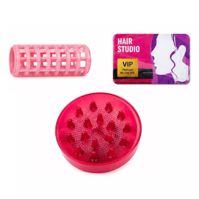 LEAN TOYS Set de peluquería con secador, espejo, luces, sonidos y accesorios
