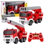 LEAN TOYS Camión de bomberos con brazo giratorio 660°, radiocontrol RC 1:20