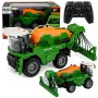LEAN TOYS Cosechadora con función de pulverización, luces, sonidos, 1:24