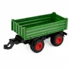 LEAN TOYS Tractor con mando a distancia y remolque basculante, luz, sonido 1:24