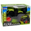 LEAN TOYS Tractor agrícola RC teledirigido alto con luces y sonidos verde 1:16