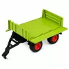 LEAN TOYS Tractor agrícola alto con remolque basculante, teledirigido, RC 1:16