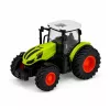 LEAN TOYS Tractor agrícola RC con remolque basculante e iluminación 1:24