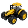 LEAN TOYS Tractor con sembradora y cultivador, luz y sonido, amarillo, 1:24