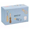LEAN TOYS Set de dentista de madera Pequeño dentista