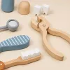 LEAN TOYS Set de dentista de madera Pequeño dentista