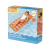 Bestway 43015 Colchoneta hinchable para piscina, naranja, 183x69x15 cm
