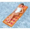 Bestway 43015 Colchoneta hinchable para piscina, naranja, 183x69x15 cm