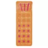 Bestway 43015 Colchoneta hinchable para piscina, naranja, 183x69x15 cm
