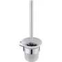 DEANTE Set de cepillo de inodoro de pared acero inoxidable mate plata/negro Osimo