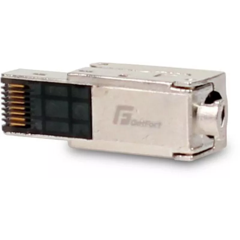 GETFORT Conector modular RJ45 Cat.6A FTP sin herramientas 8P8C