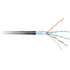 GETFORT CAT.6 F/UTP Cable de red exterior con núcleo seco resistente a los rayos UV 500m negro